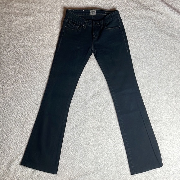MAnoname Black jeans Stretch Comfy Bootcut Joelle Size 25 x 31 - Picture 10 of 10